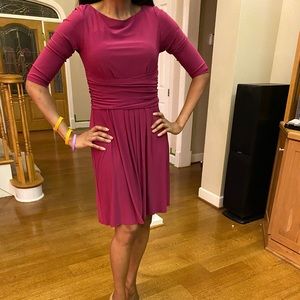 Eliza J cranberry dress